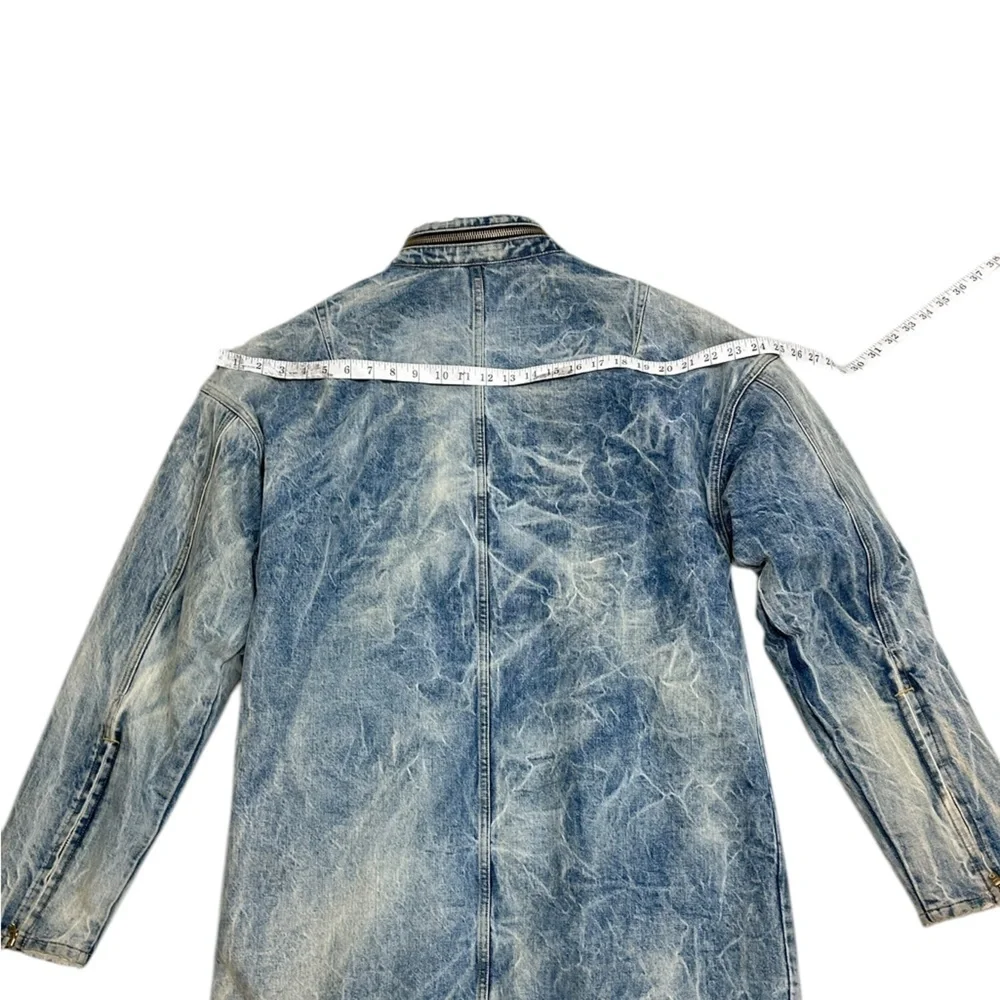 Fear Of God Holy Water Faux Shearling Denim Coat - Picture 15 of 15